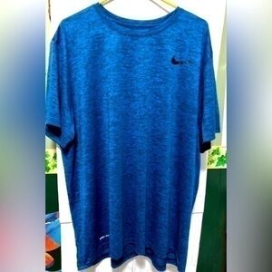 ♈️Nike Dri Fit Blue polyester short sleeve T-shirt🍂